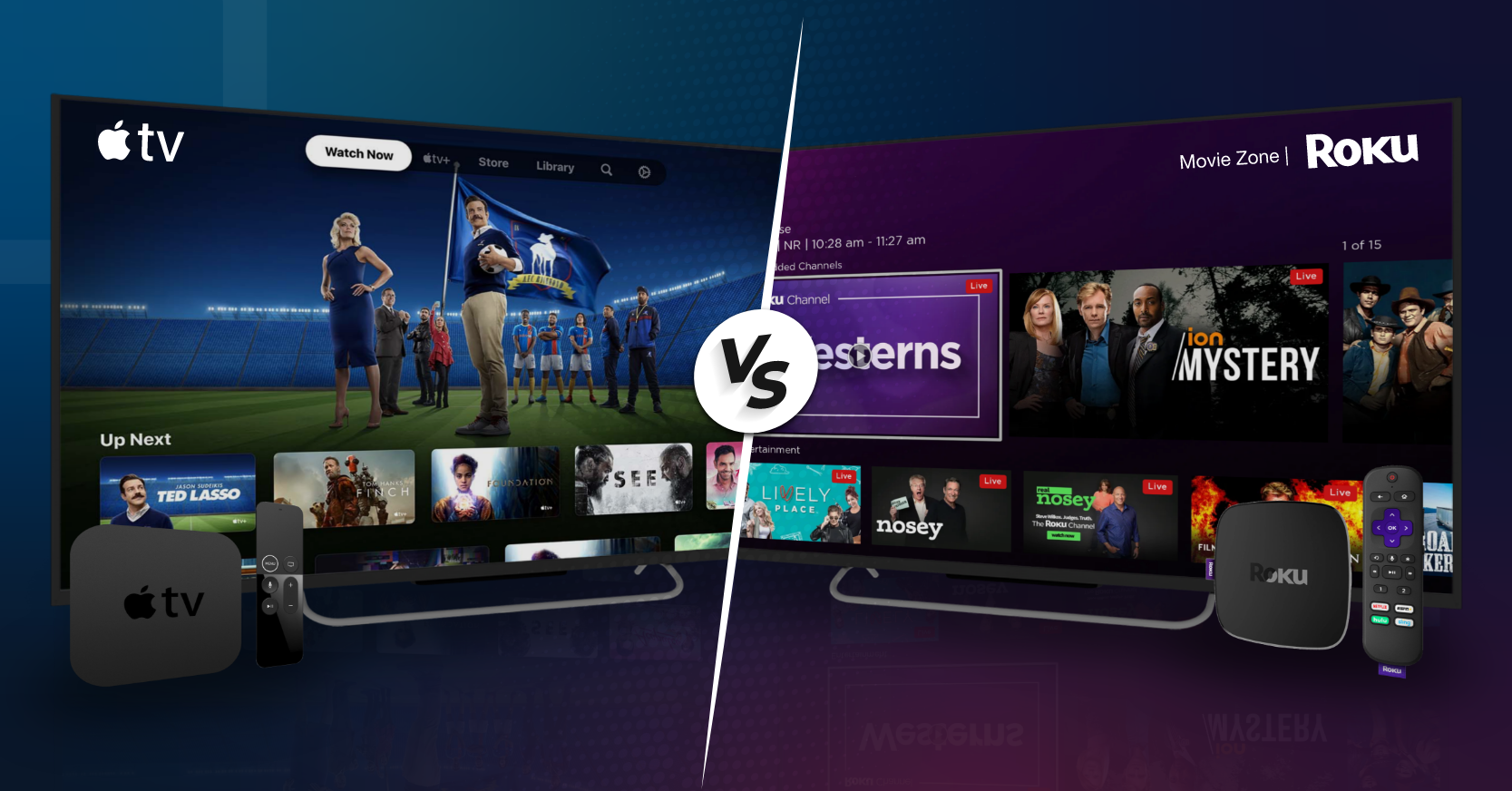 Difference between Apple TV vs Roku TV